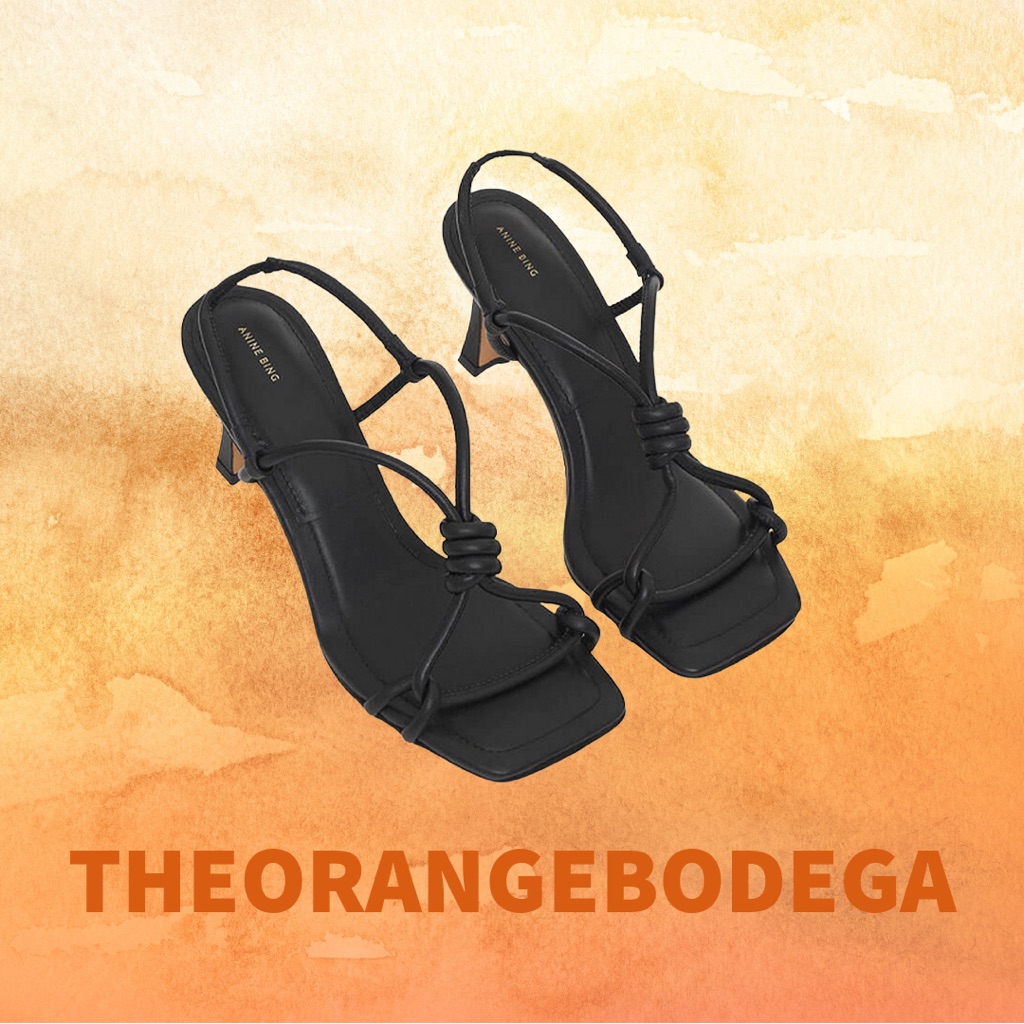 Anine Bing Valentina Slingback Sandal Size 38